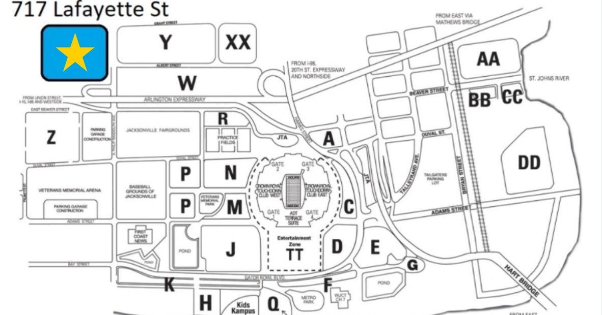 Jacksonville Stadium Parking